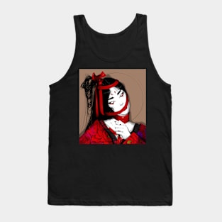 Red Ribbon Tank Top